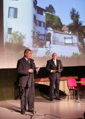 ON 9  Župana občin Nazarje in Miren Kostanjevica sta podpisala listino o pobratenju   IMG_7850.JPG Foto Jože Miklavc